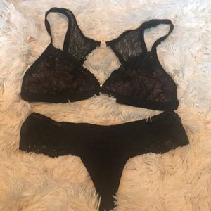 Beach Bunny Black Lace Sexy bikini